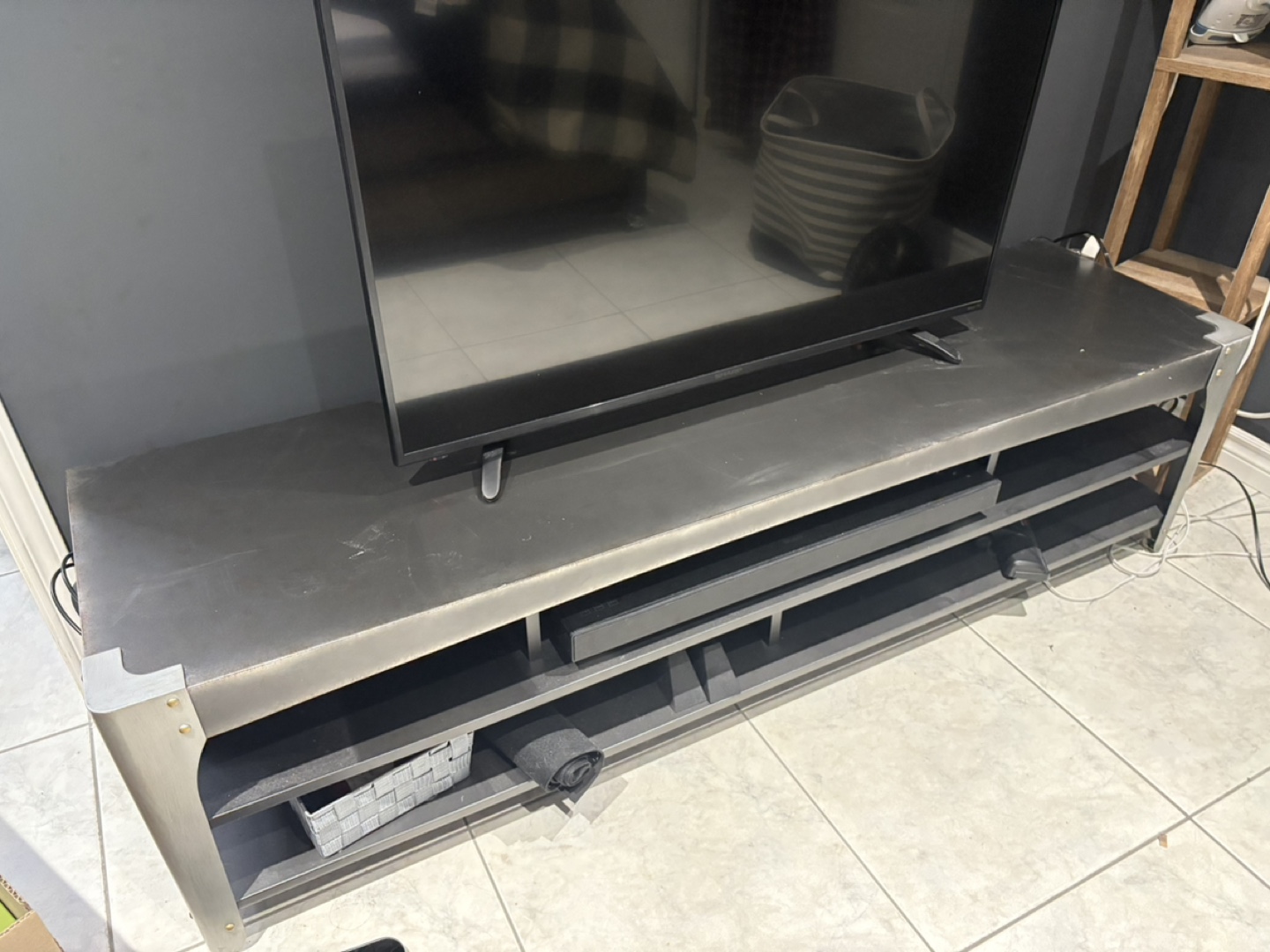 Industrial Style Coffee Table & TV Stand Set