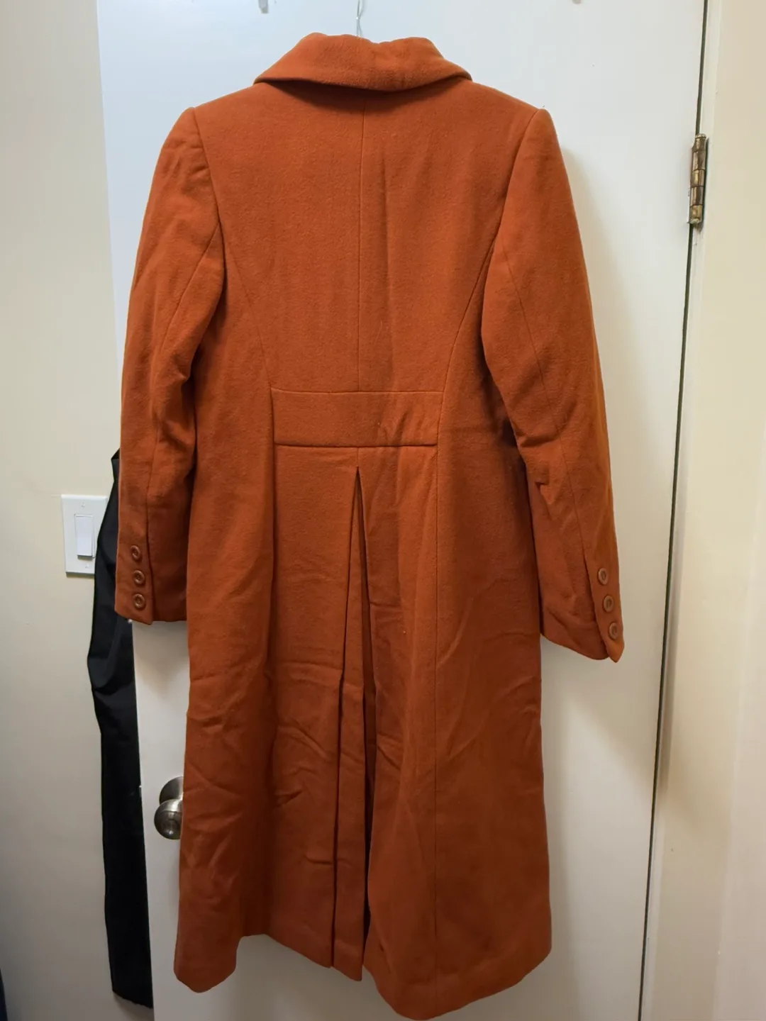 Gorgeous Burnt Orange Longline Coat image indicator(2)