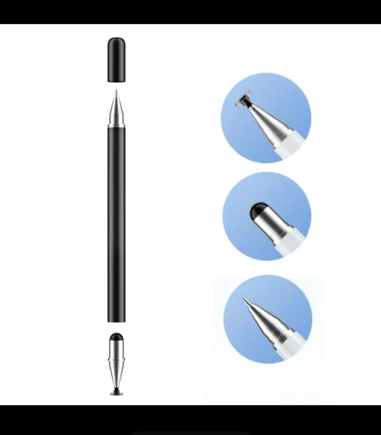 3-in-1 Stylus Touch Pen - White image indicator(5)
