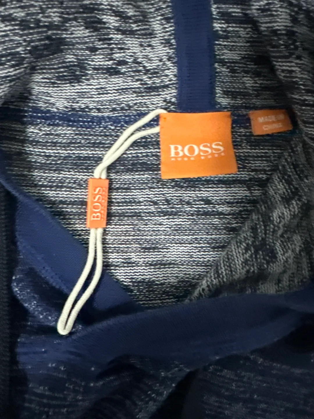 Hugo Boss Men's Size M Blue Hoodie image indicator(2)