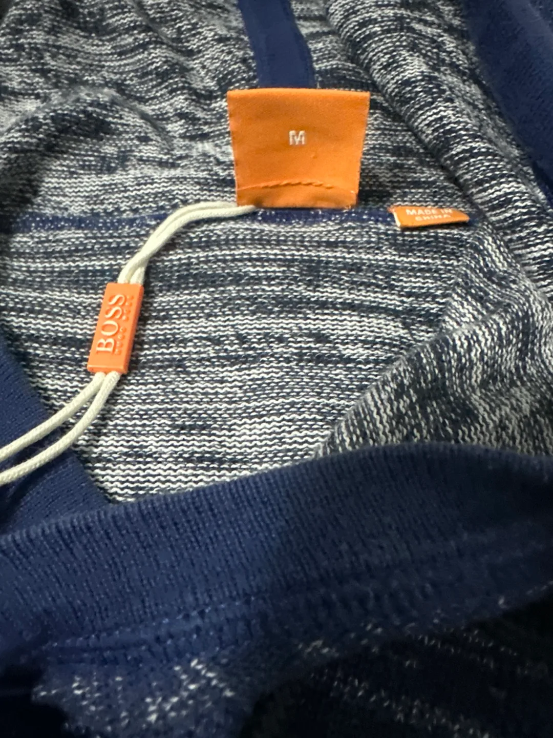 Hugo Boss Men's Size M Blue Hoodie image indicator(3)