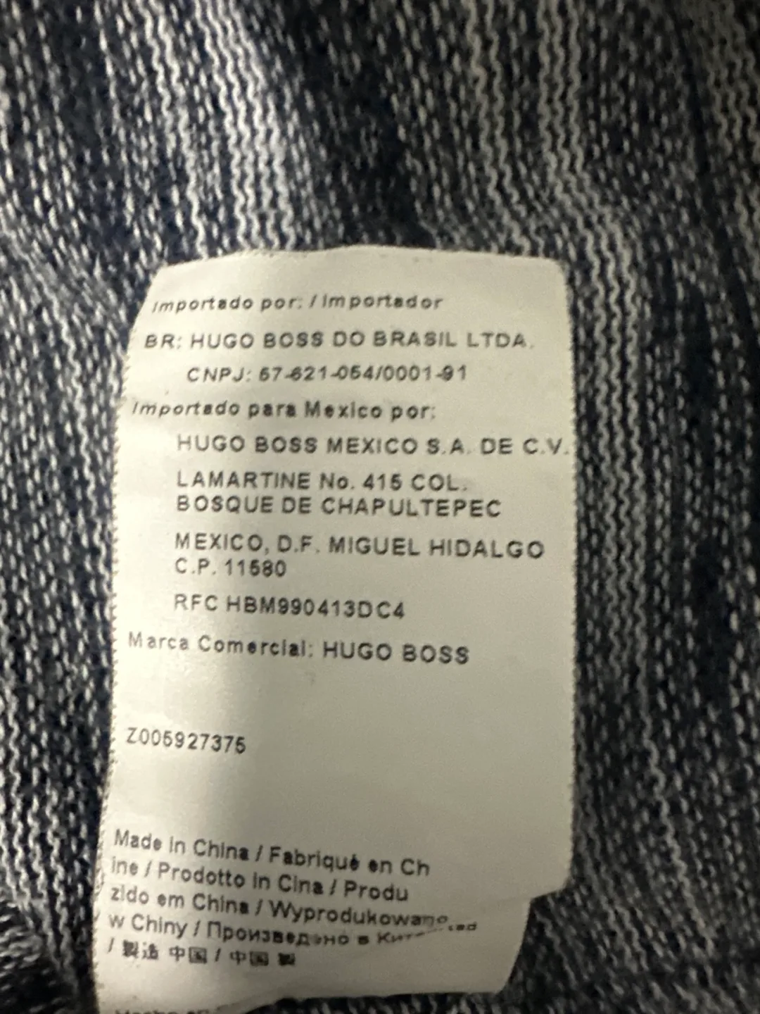 Hugo Boss Men's Size M Blue Hoodie image indicator(6)