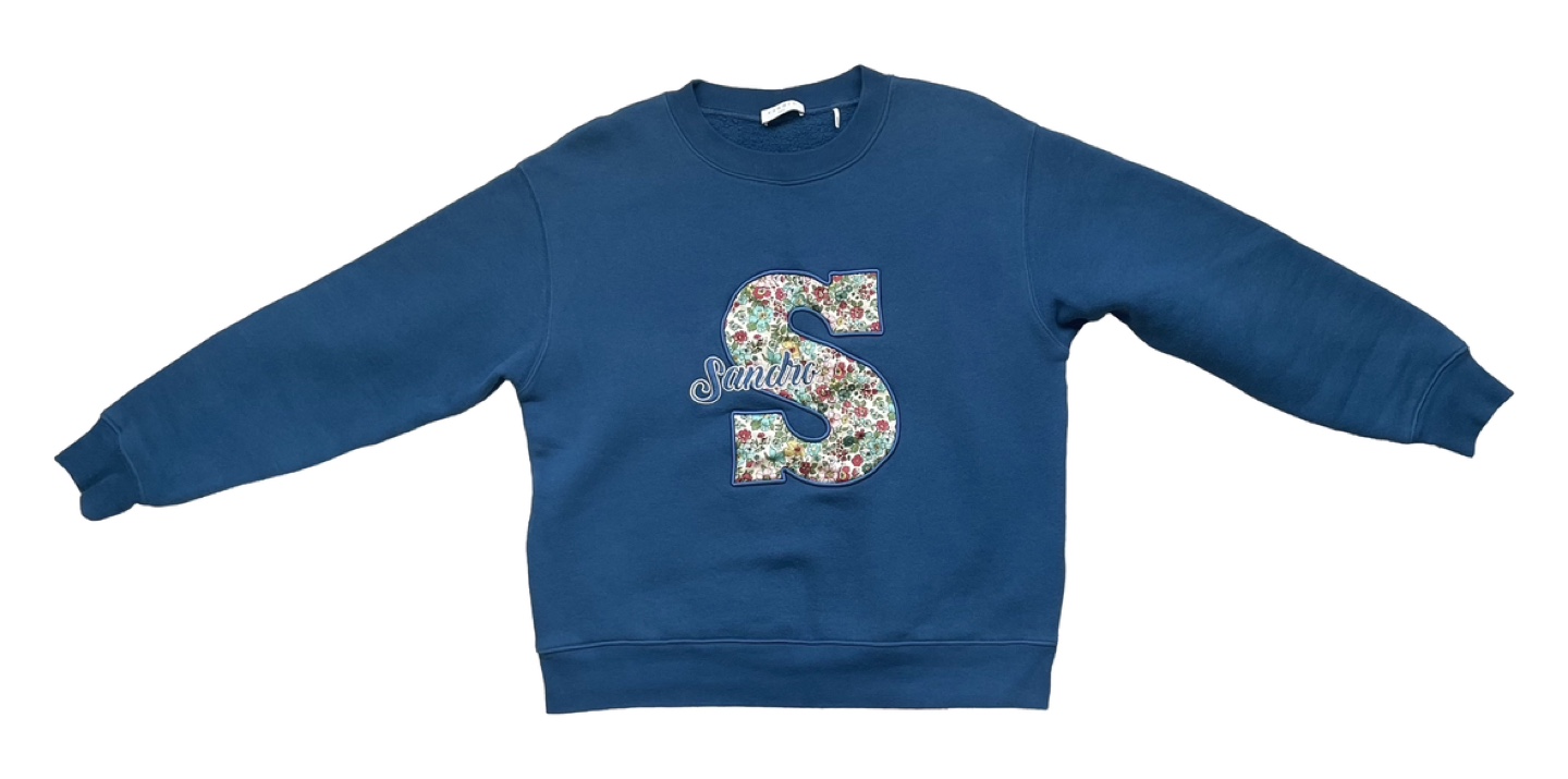 Sandro Floral Appliqué Sweatshirt - photo 5