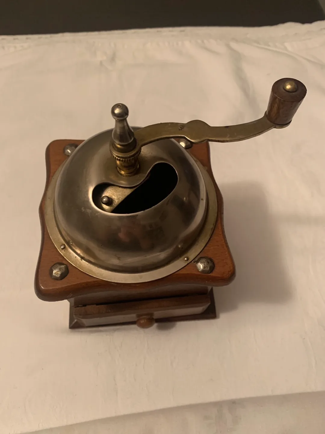 Antique Wooden Coffee Grinder image indicator(4)