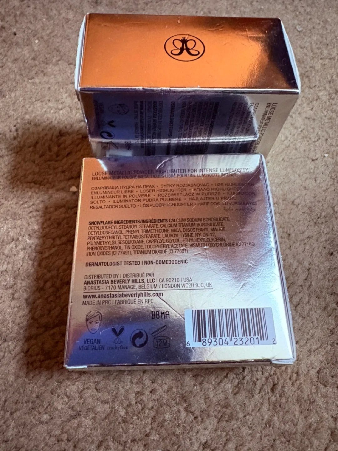 NEW! Anastasia Beverly Hills Loose Highlighter - 2x Boxes image indicator(2)
