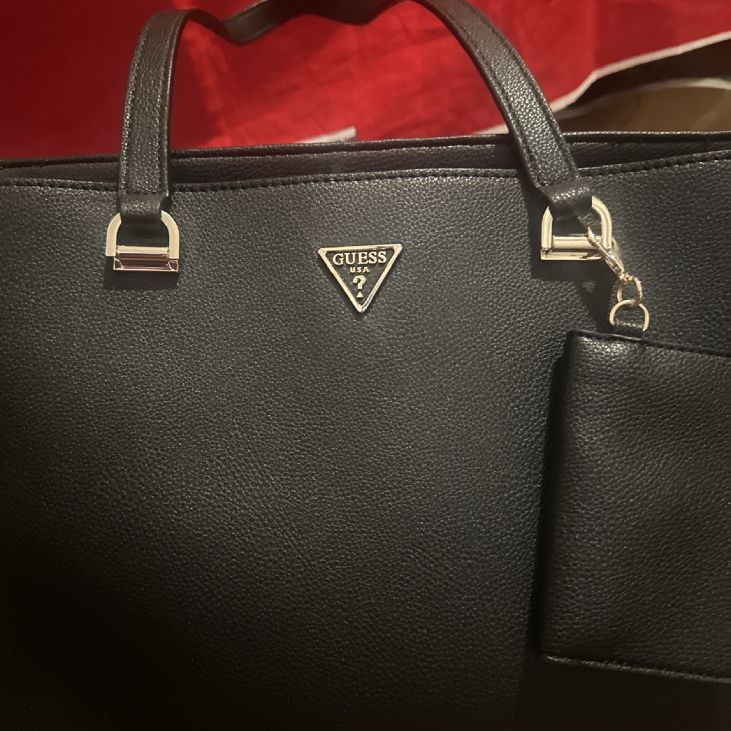 GUESS Black Tote Bag