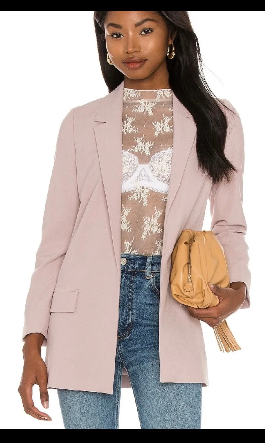 All Saints Aleida Tri Blazer - Dusty Mauve - Xs image indicator(2)