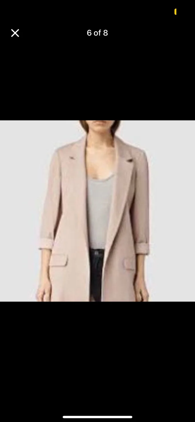 All Saints Aleida Tri Blazer - Dusty Mauve - Xs image indicator(6)