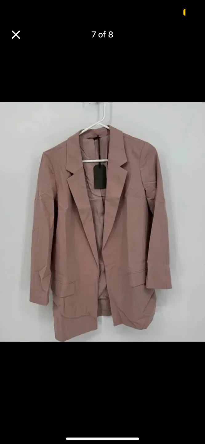 All Saints Aleida Tri Blazer - Dusty Mauve - Xs image indicator(7)