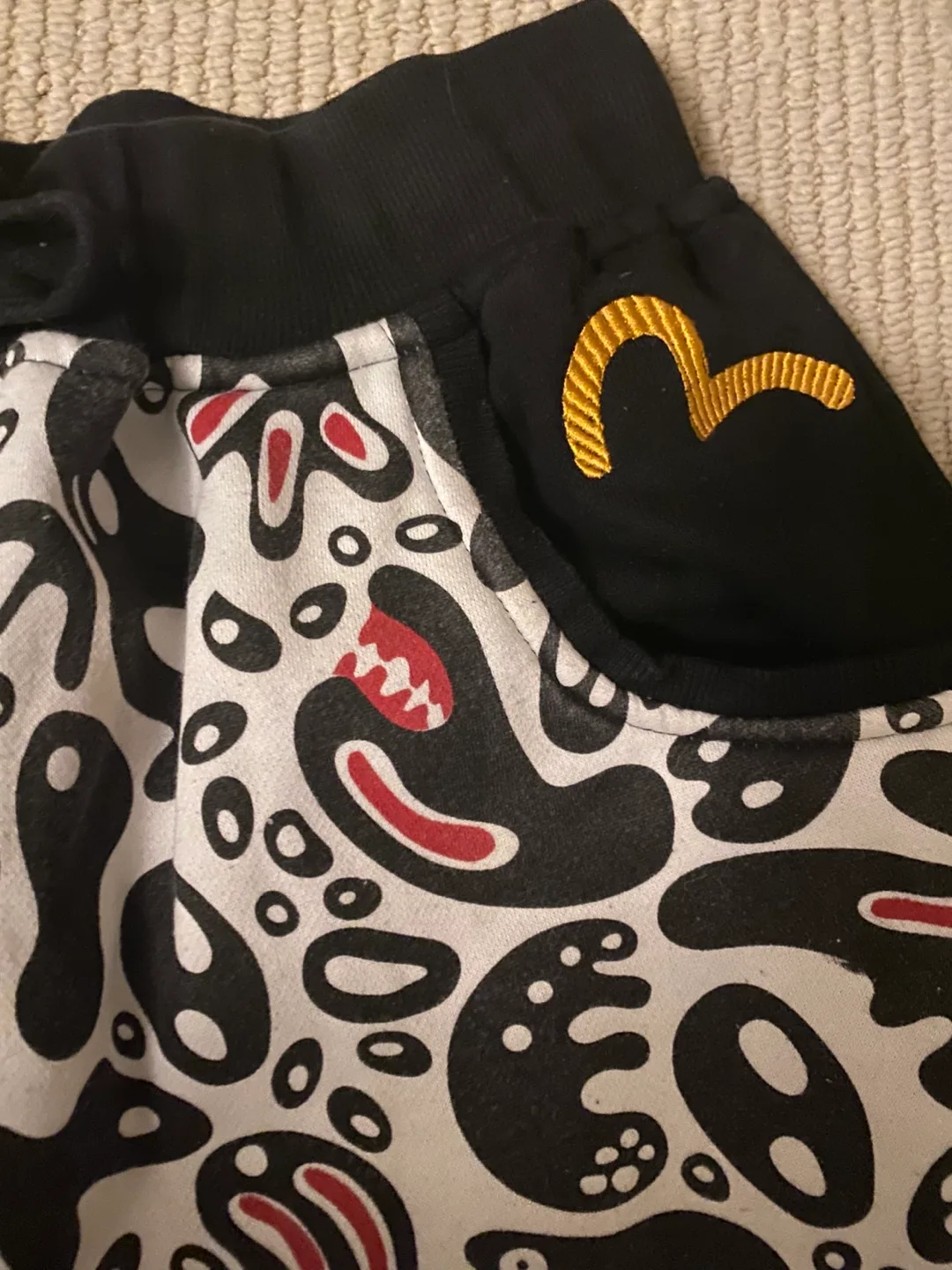 Evisu sweat pants image indicator(3)