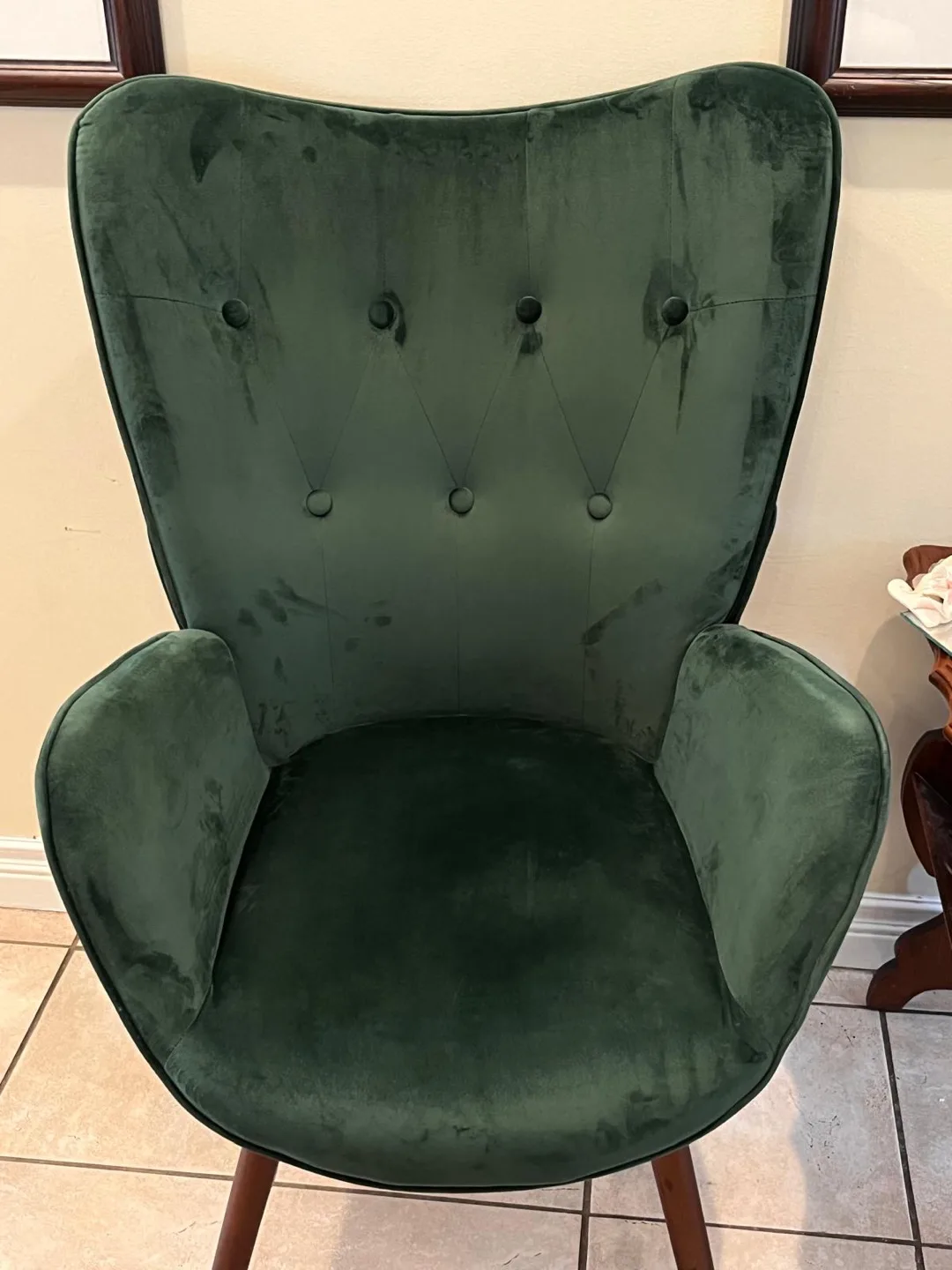 New / assembled accent chair $150 firm image indicator(2)