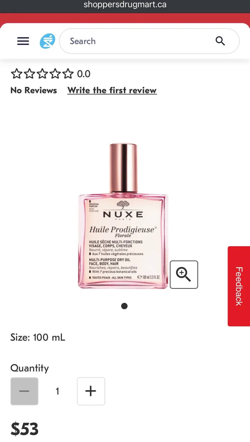 Nuxe Floral Multi-Purpose Dry Oil, 100ml image indicator(2)