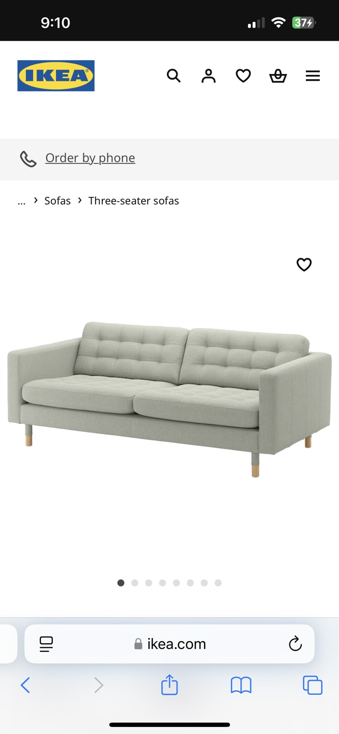 IKEA Three-Seater Sofa