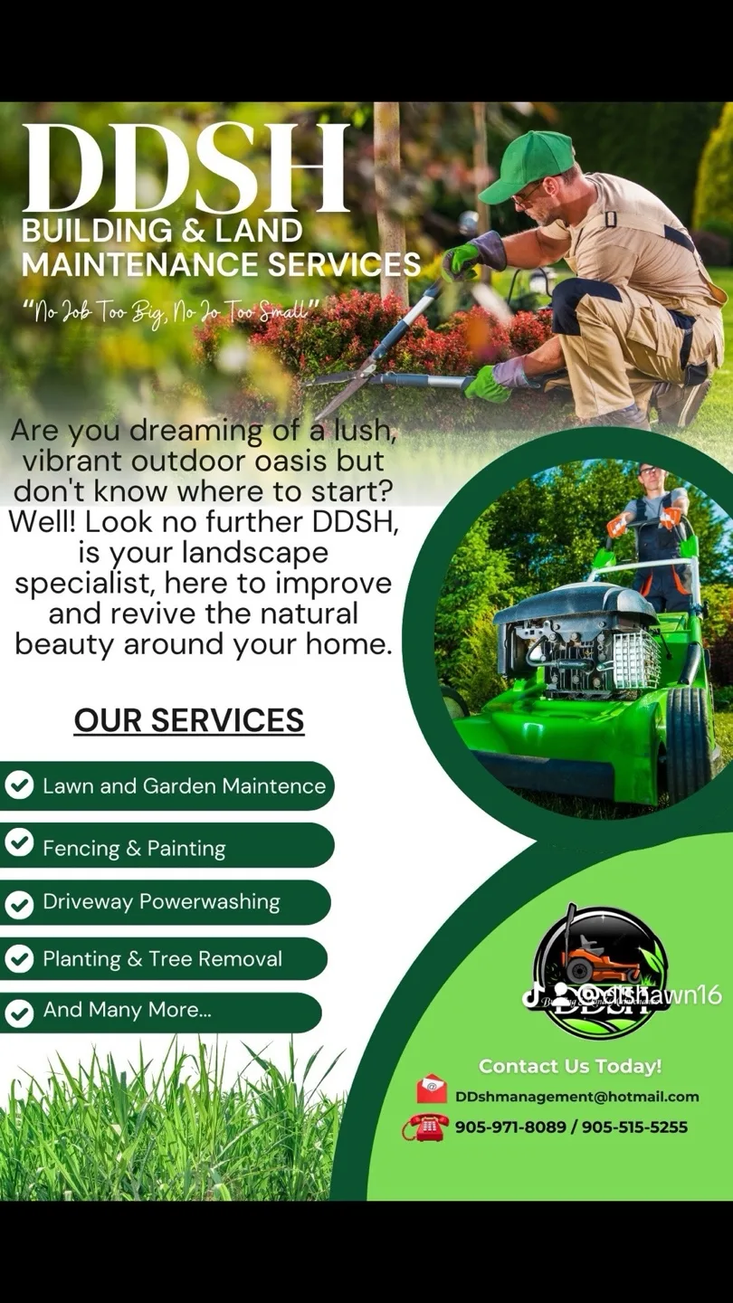 DDS Building & Land Maintenance Services Flyer image indicator(2)