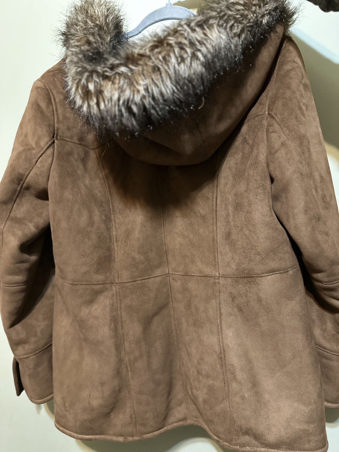 Midtown Women's Brown Fleece-Lined Hooded Toggle Jacket - photo 2