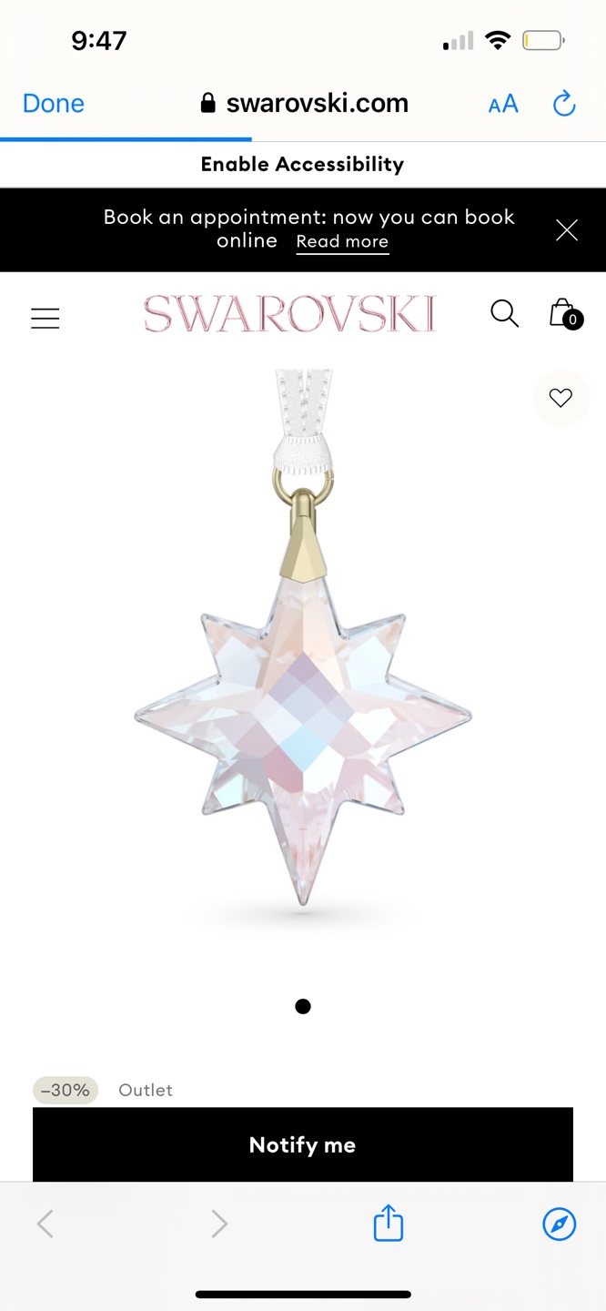 Exclusive Swarovski Star Ornament - photo 5