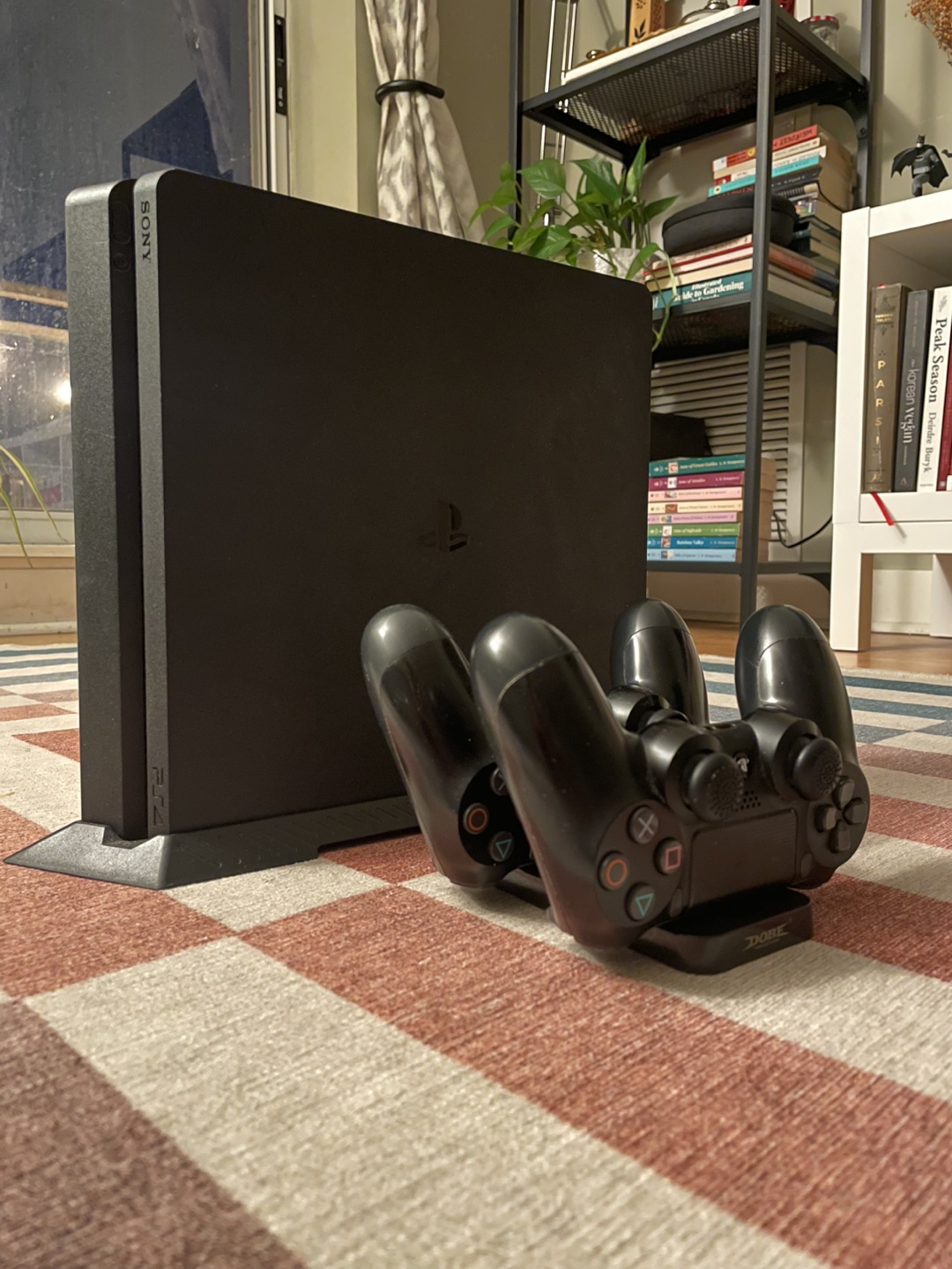 PS4 Slim Console with Two Controllers