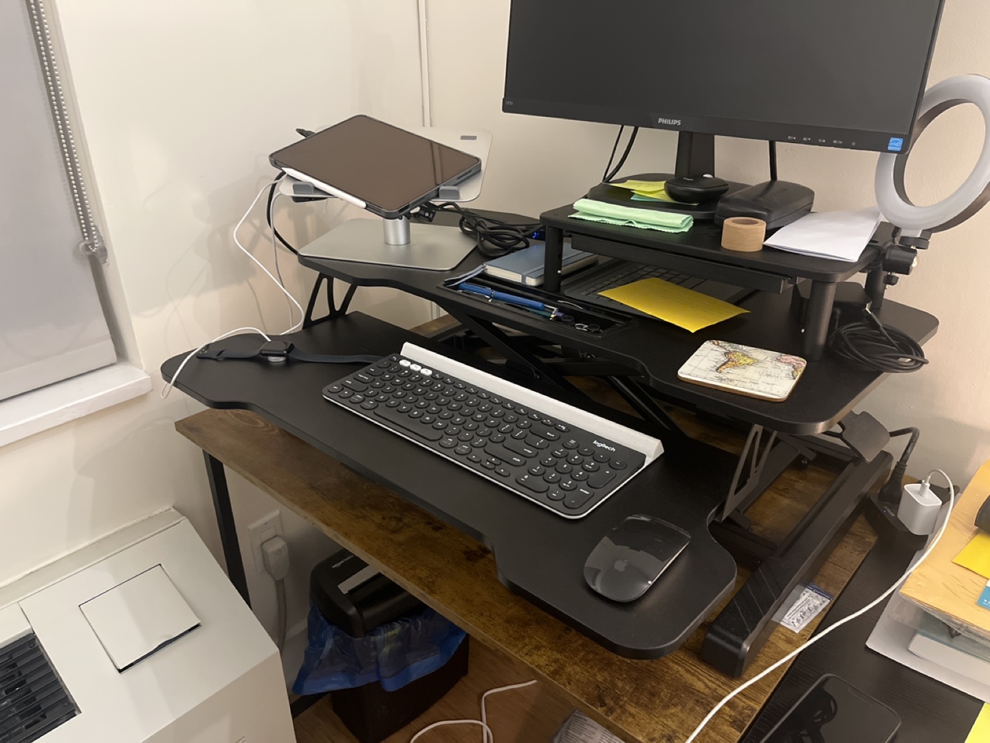 Adjustable Standing Desk Converter - photo 2