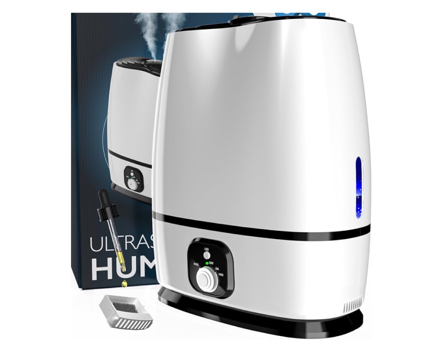 Ultrasonic Humidifier - 50+ Hour Run Time - photo 2
