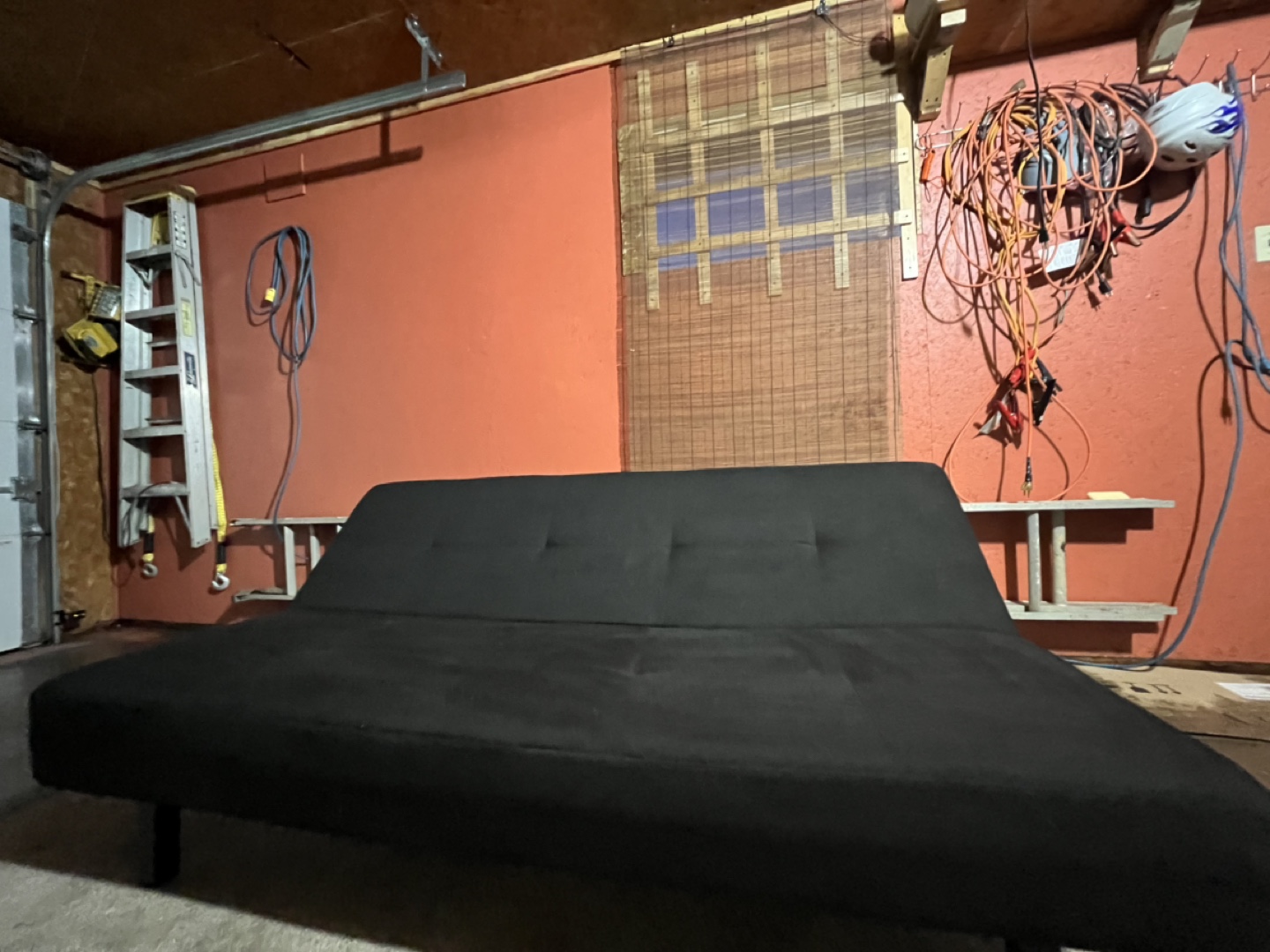 Black Futon Couch - photo 3