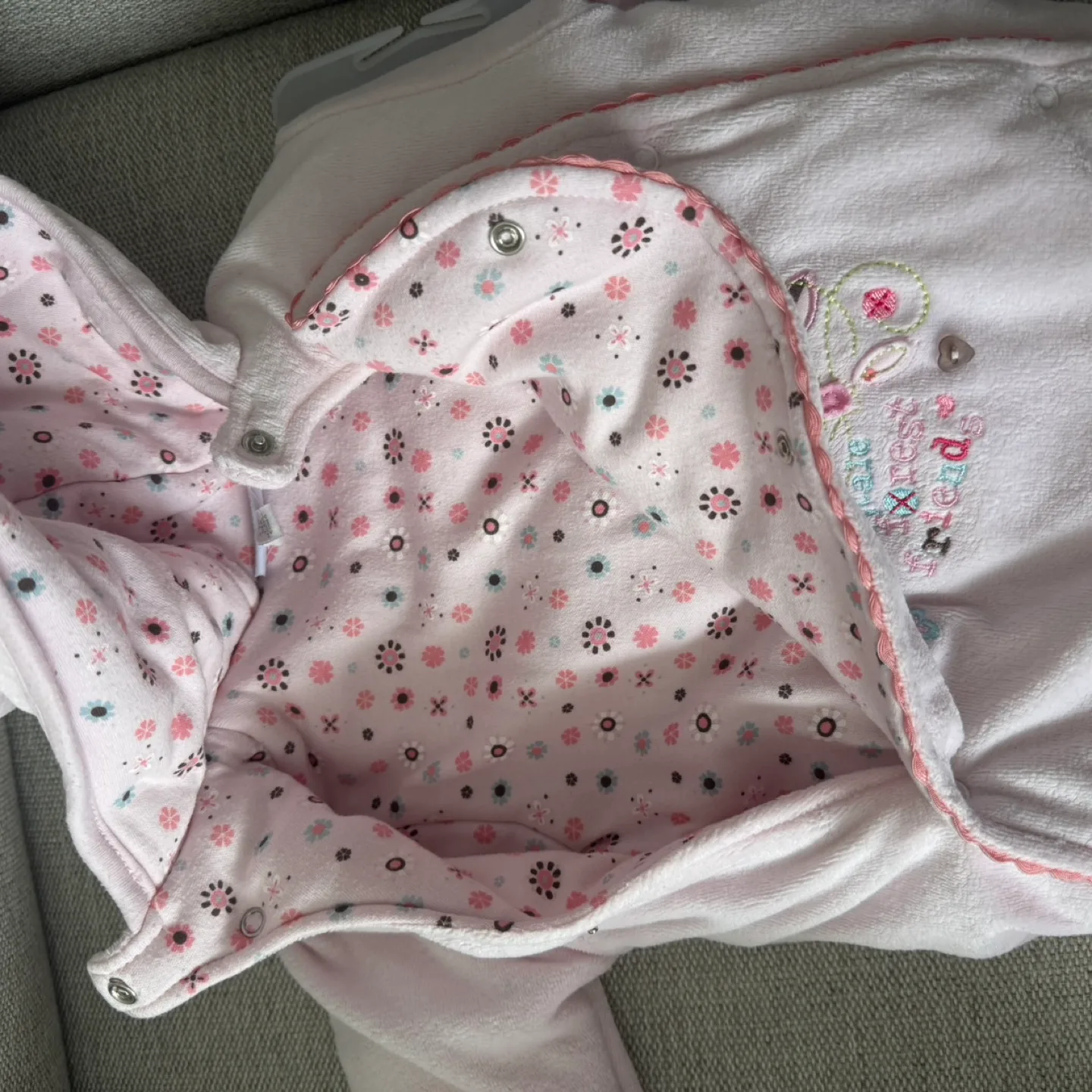 Baby Girl's Pink Unicorn Snowsuit image indicator(8)