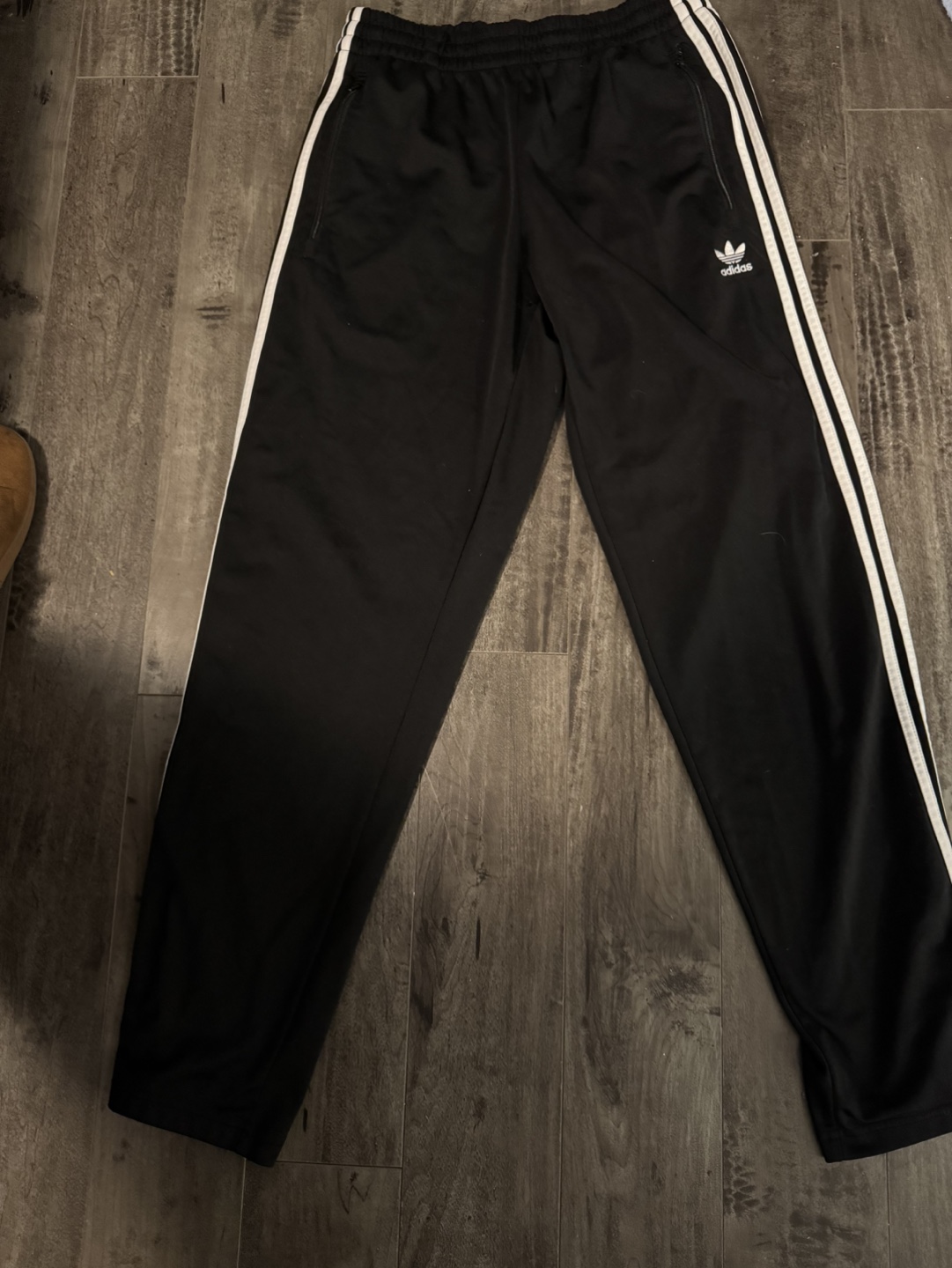 Adidas Men's Black Track Pants Size Medium