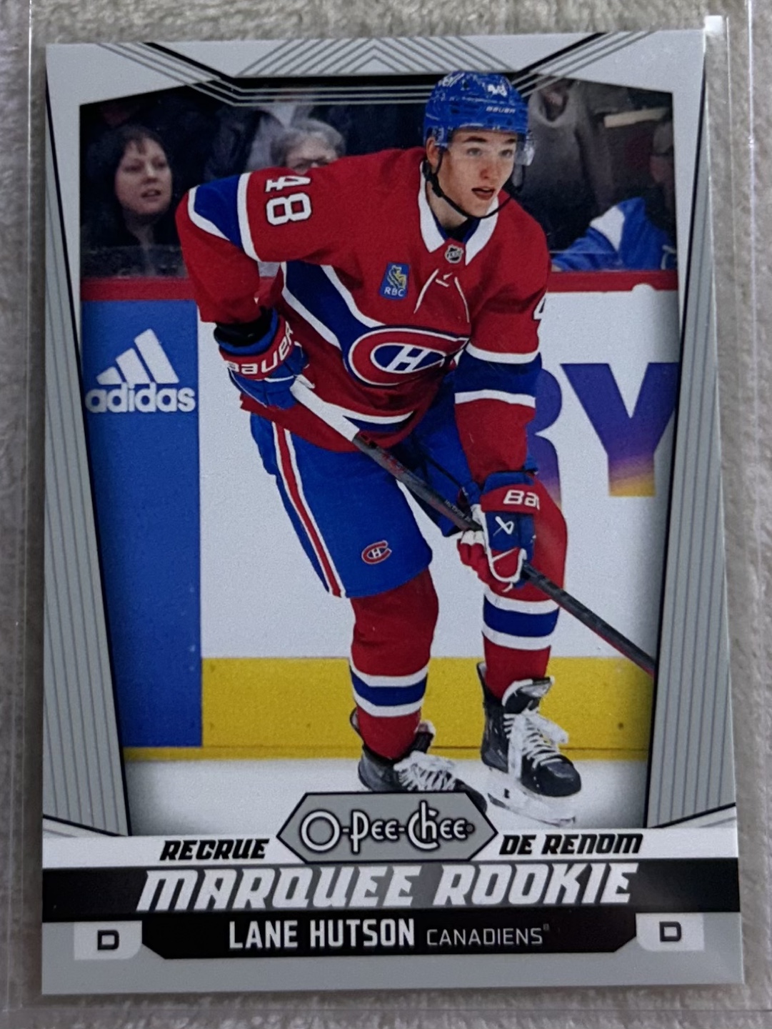 Lane Hutson Young Guns and O Pee Chee Package - photo 3