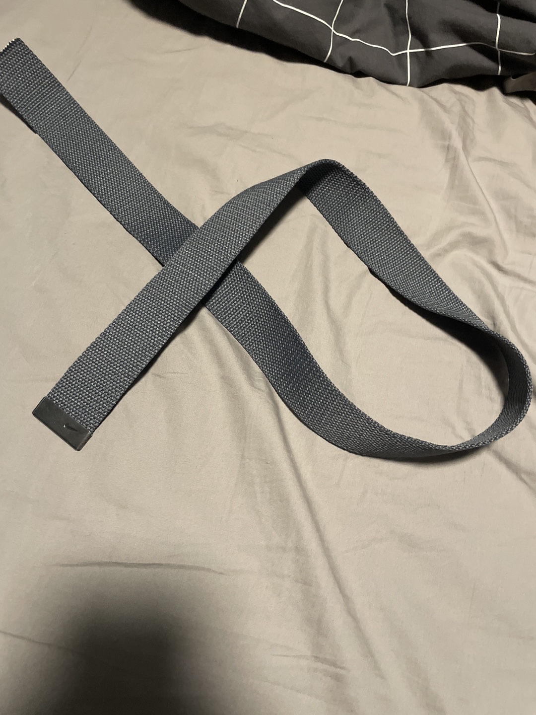 Dark Grey Webbing Belt #freecycle