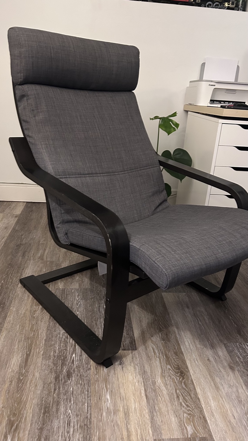 IKEA STRANDMON Wing Chair - Grey