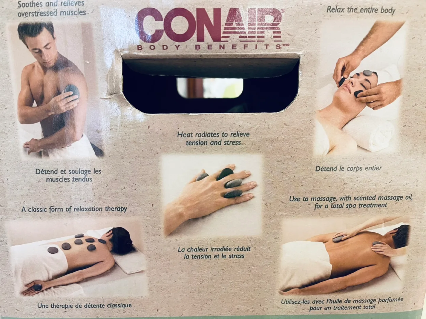 Conair Body Benefits Heated Stone Spa Therapy System image indicator(2)