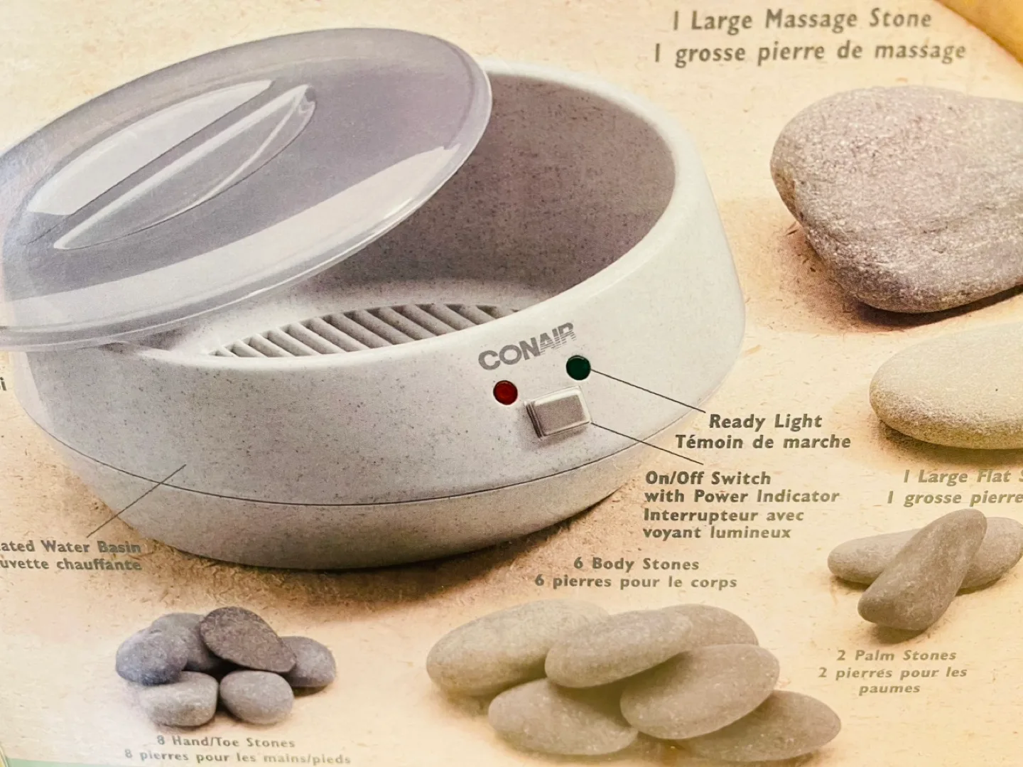 Conair Body Benefits Heated Stone Spa Therapy System image indicator(4)