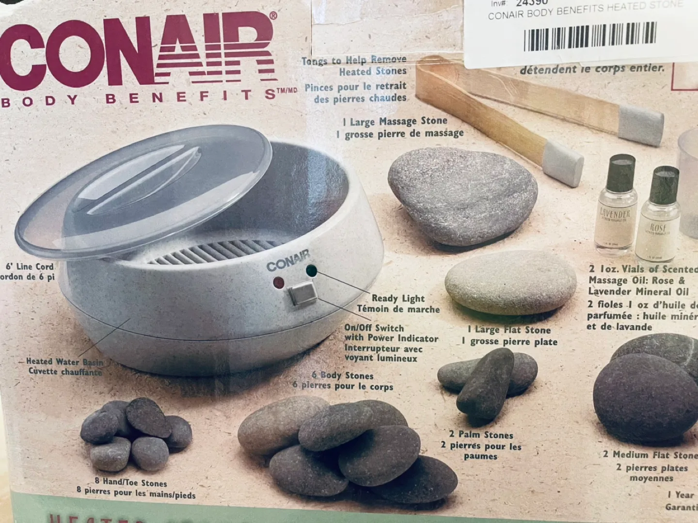 Conair Body Benefits Heated Stone Spa Therapy System image indicator(6)