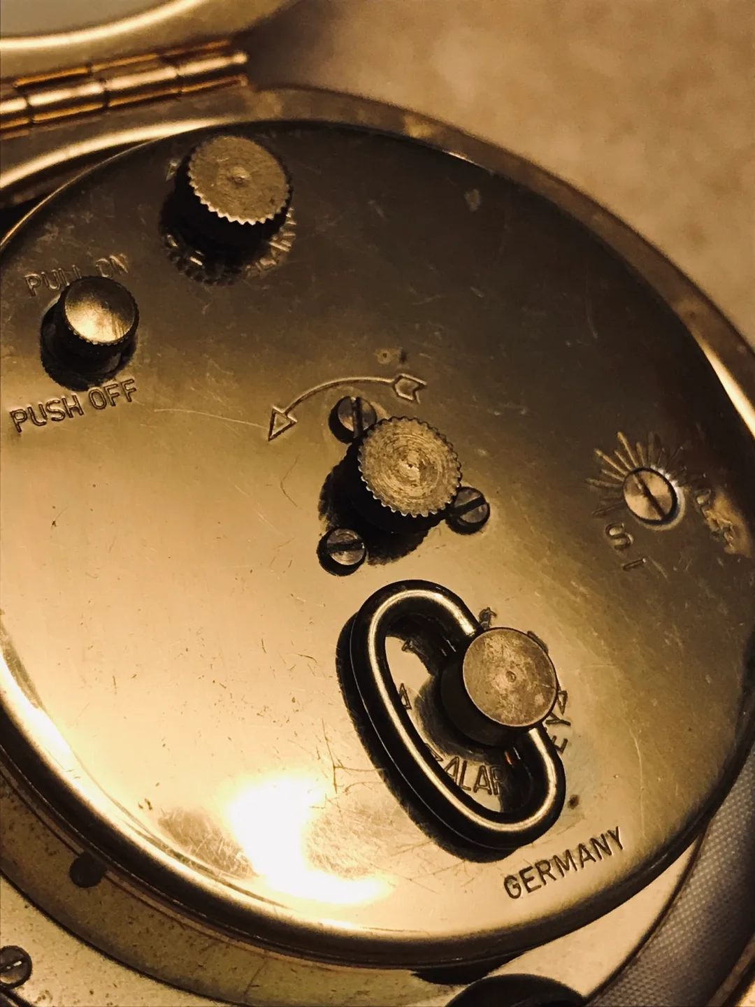 Vintage Europa Jewel 12 Alarm Clock Germany image indicator(4)