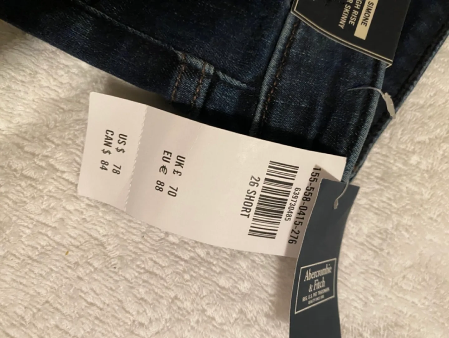 Abercrombie & Fitch -Simone High Rise Skinny Jeans thumbnail