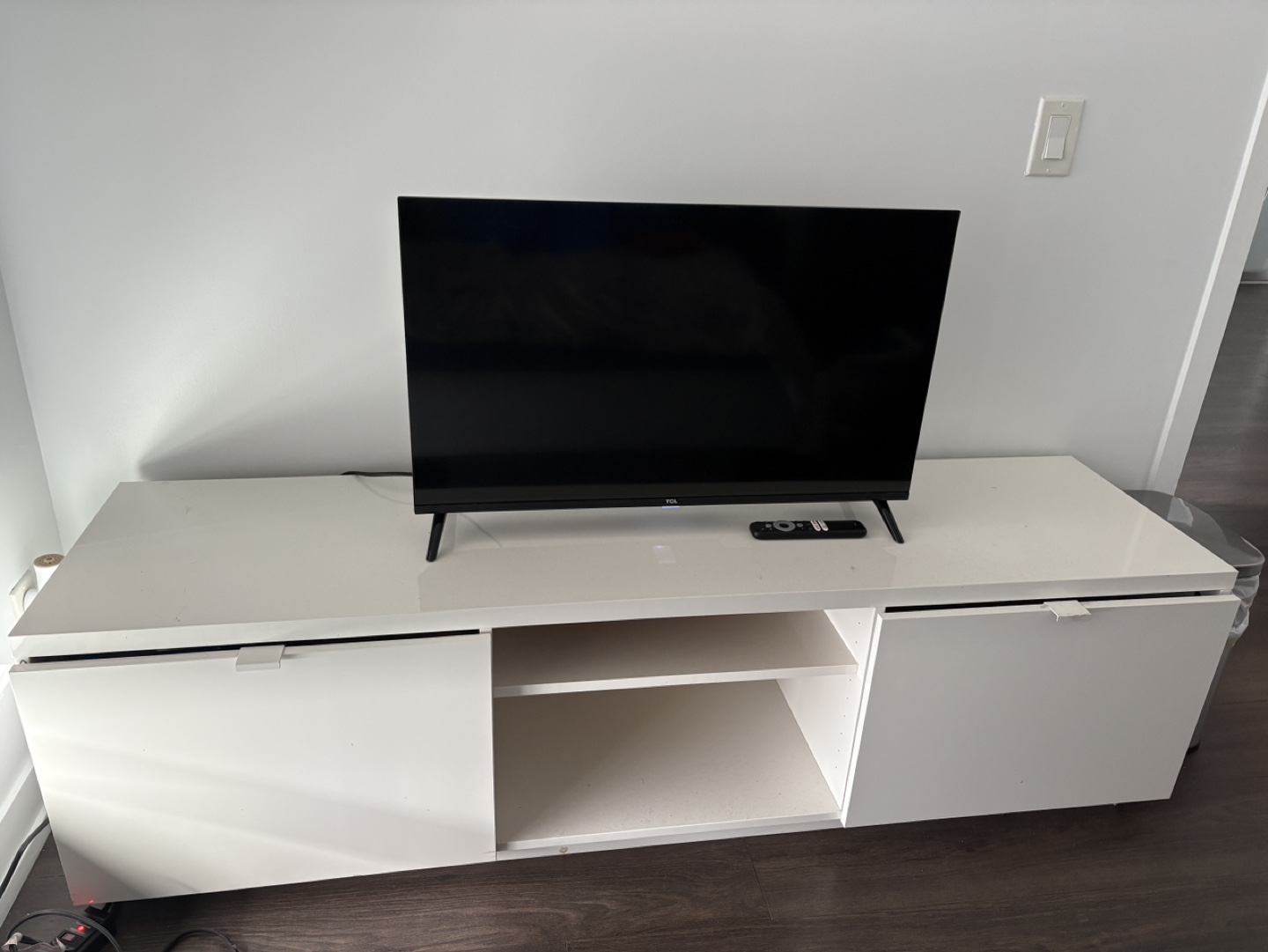 IKEA BYAS TV unit, white