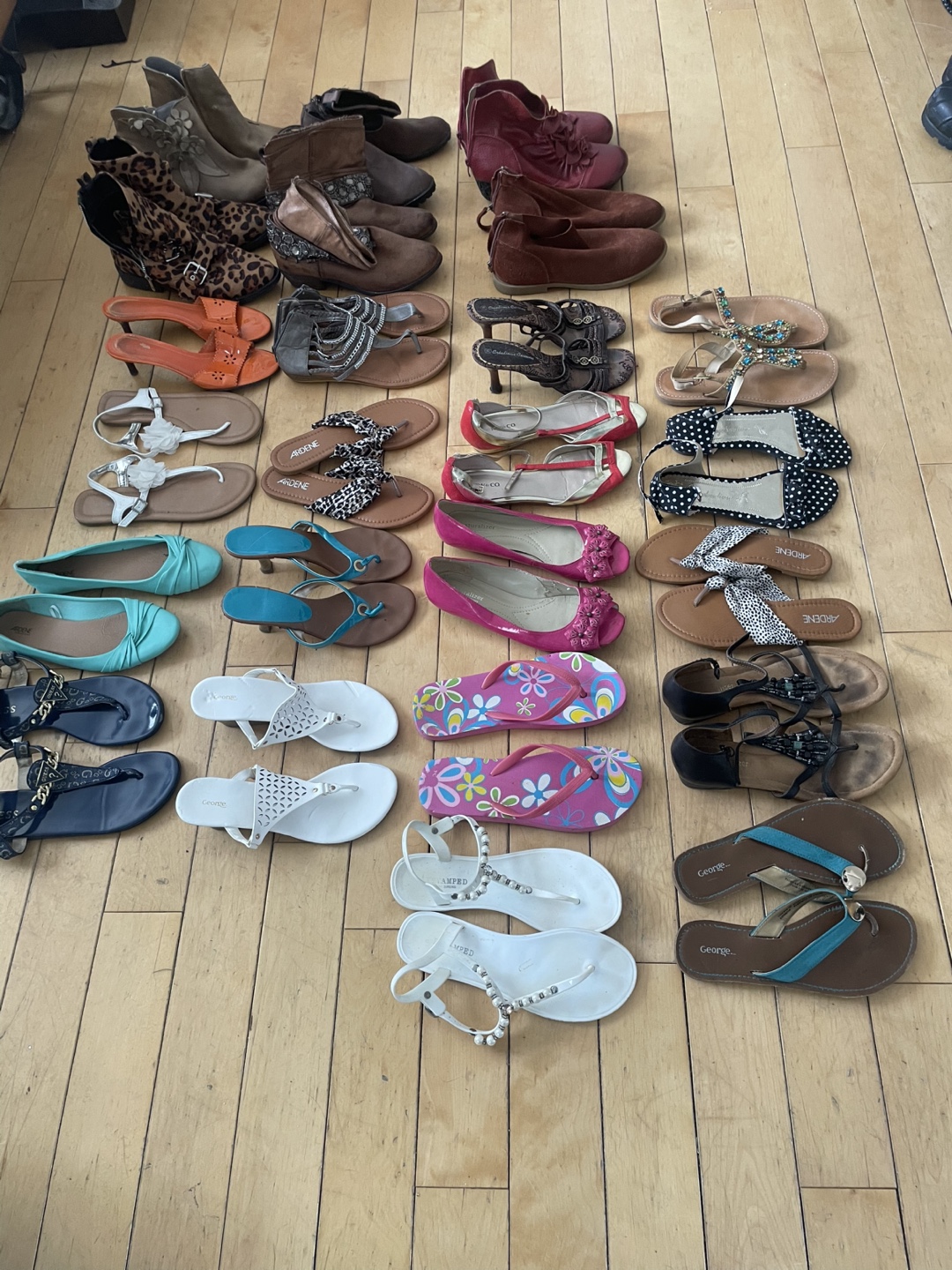 Bulk women’s sandals lot #2