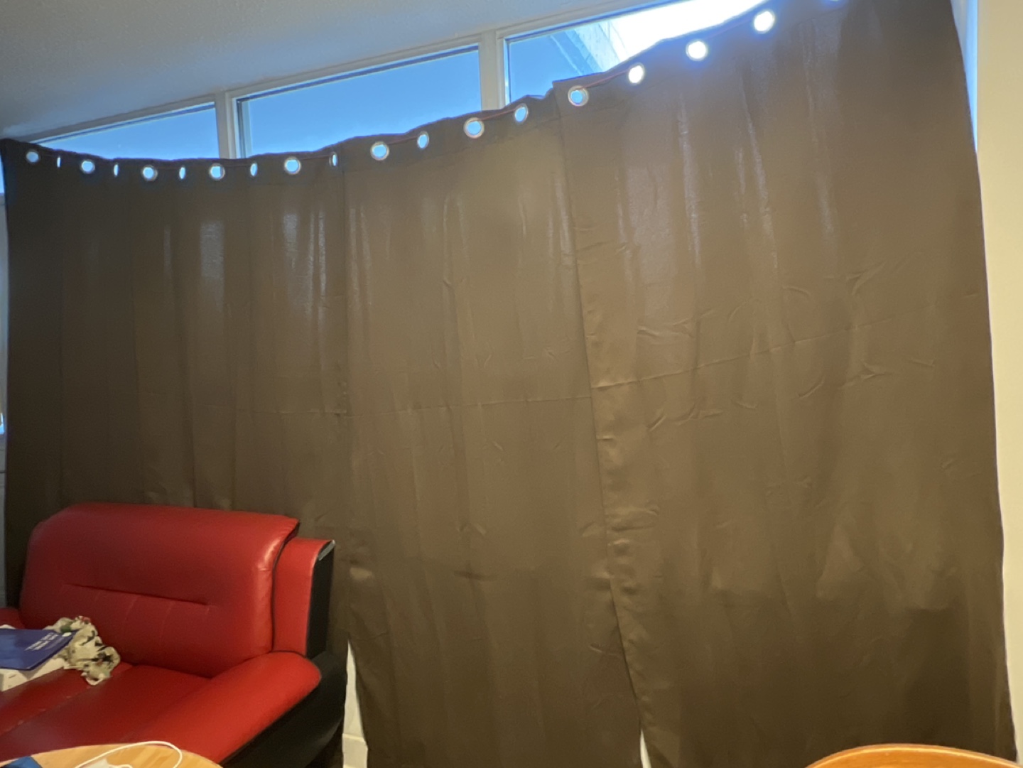 Dark Brown Blackout Curtains 4 quantity