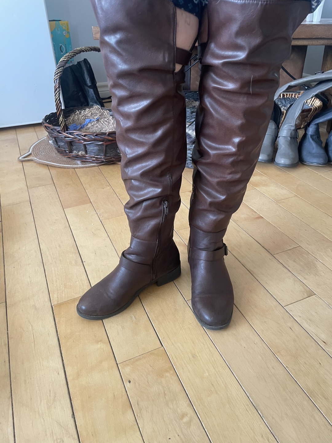 Brown Over-the-Knee Boots - photo 2