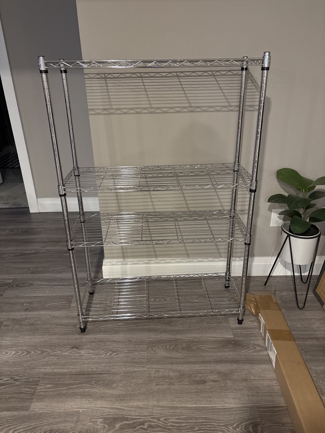 Metal 4-Tier Shelving Unit