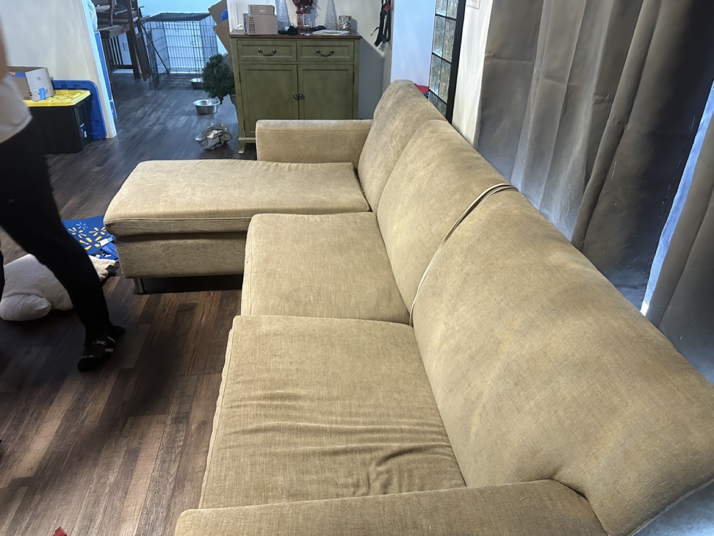 Beige Sectional Sofa - photo 4