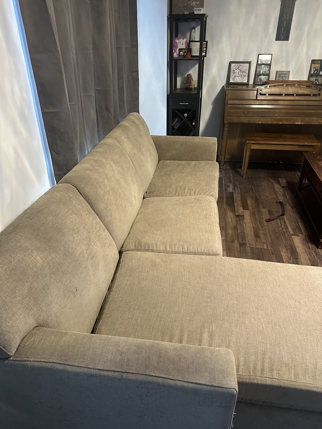 Beige Sectional Sofa - photo 2