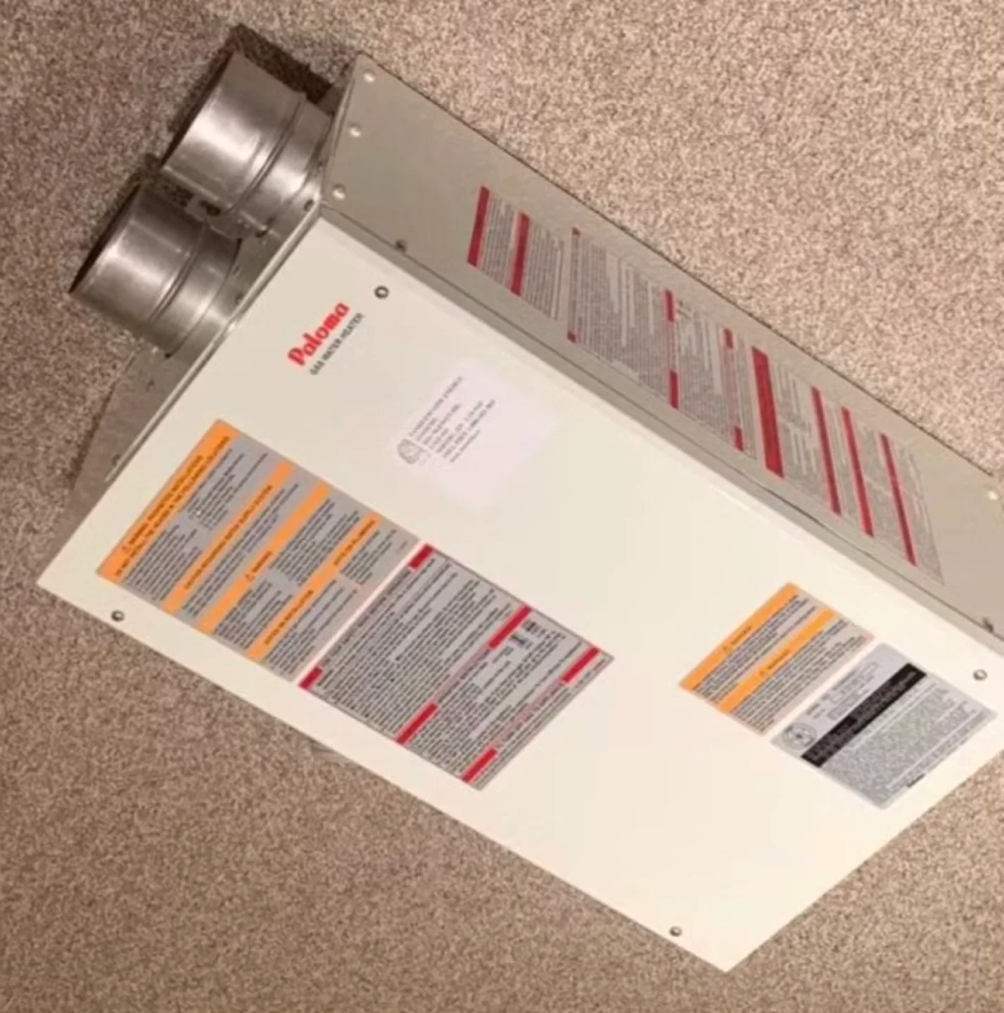 NEW LPG Paloma tankless water heater and installation parts image indicator(2)