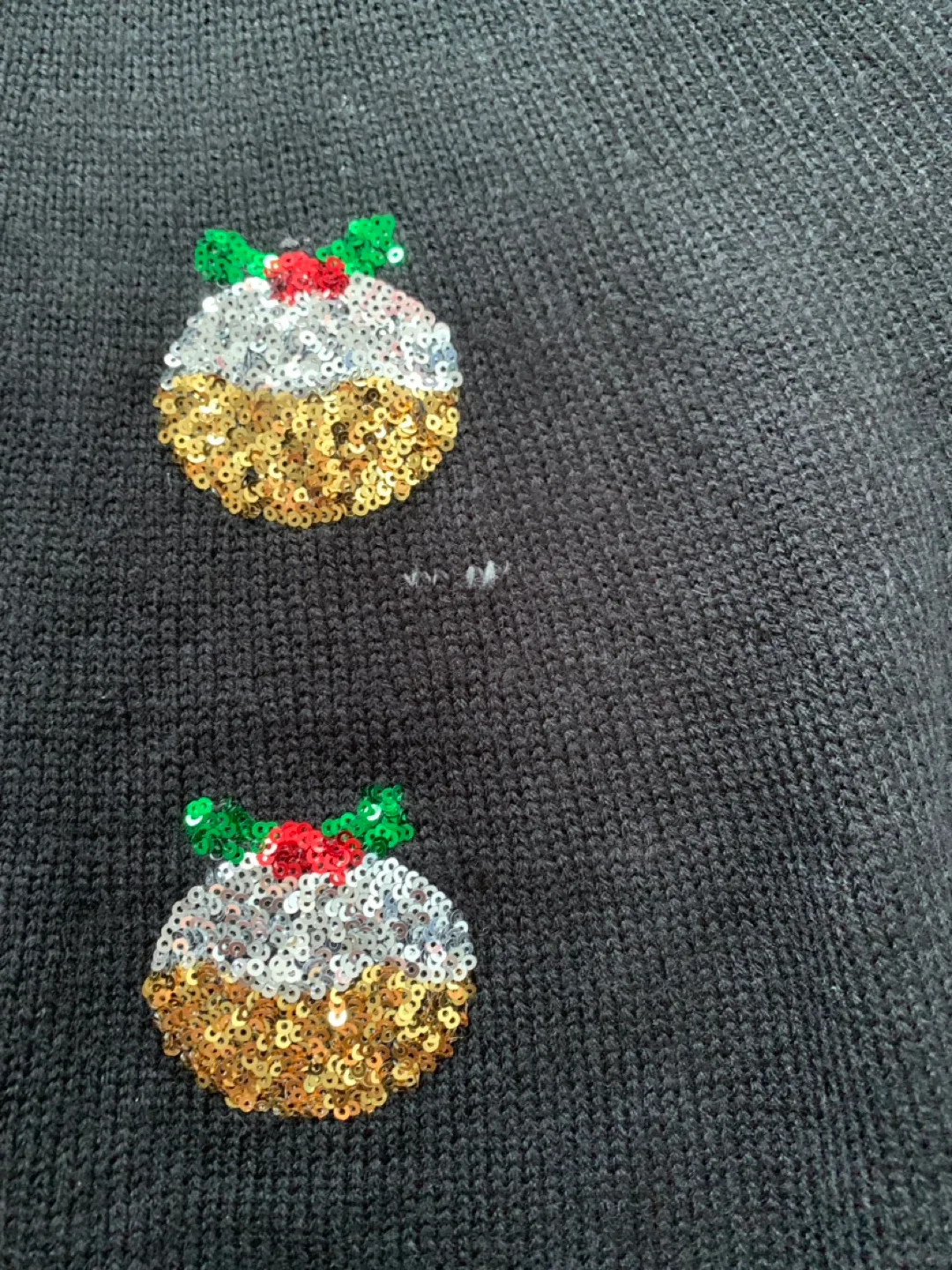 UGLY CHRISTMAS SWEATER Poncho/Sweater with Sequins image indicator(2)