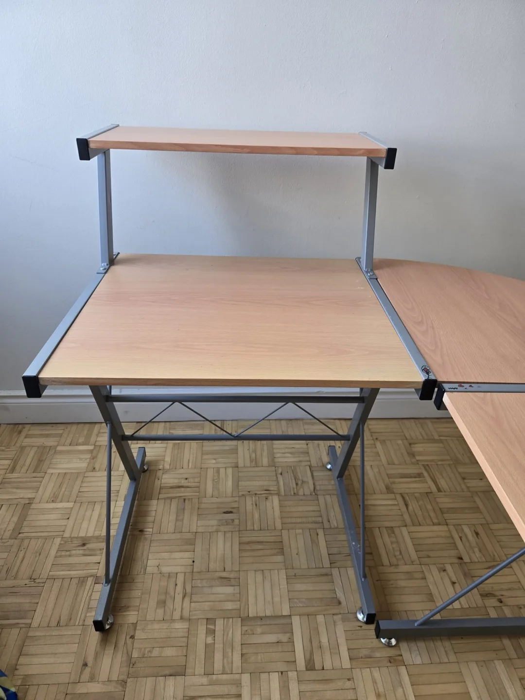 Corner Computer Desk with Shelf image indicator(2)