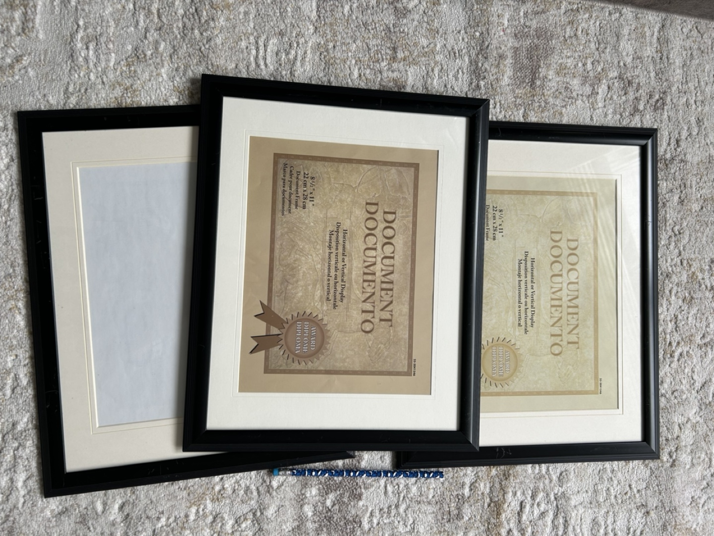 Three Document Frames 8 1/2" x 11" (price for all) - photo 4