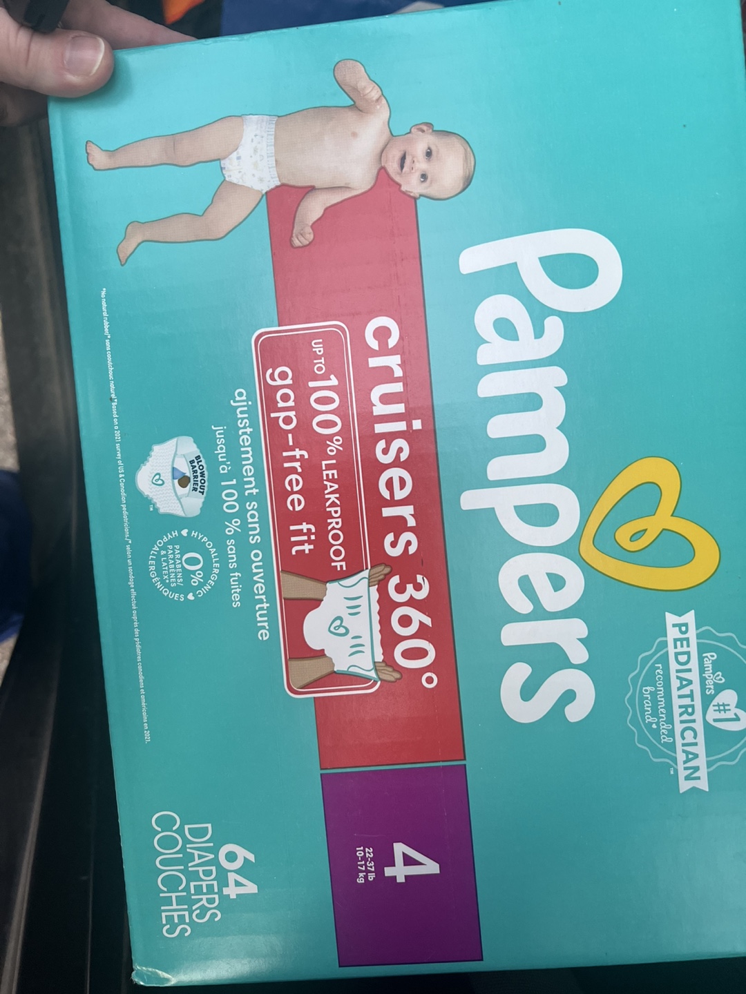 Pampers Cruisers 360° Size 4 Diapers