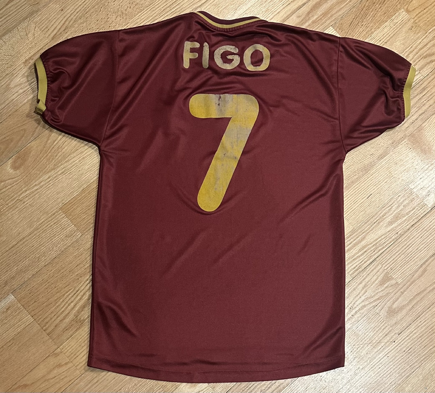 Vintage Portugal National Team FIGO #7 Jersey - Size L - photo 2
