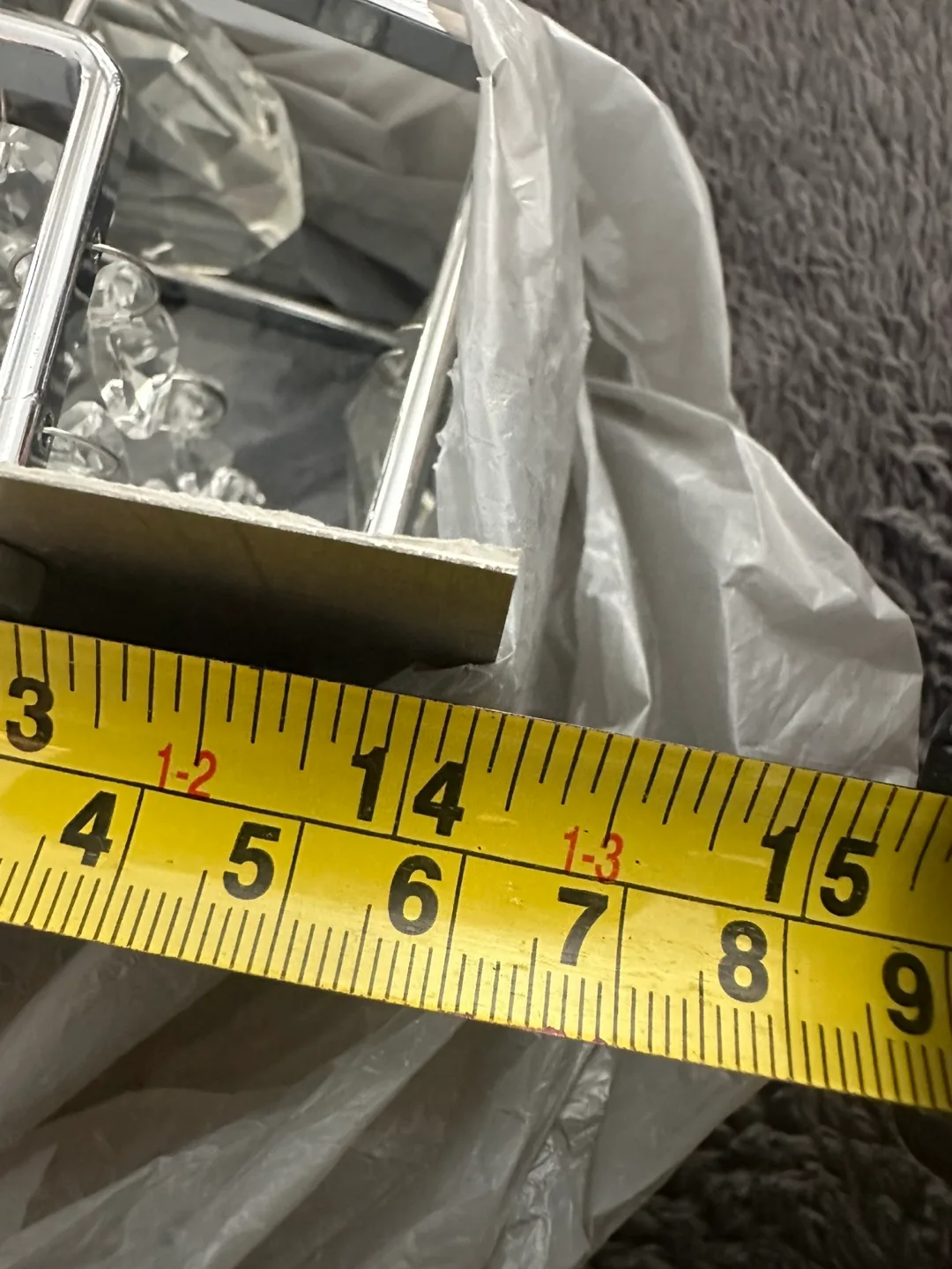 Pair of brand new Crystal vanity light fixtures image indicator(8)