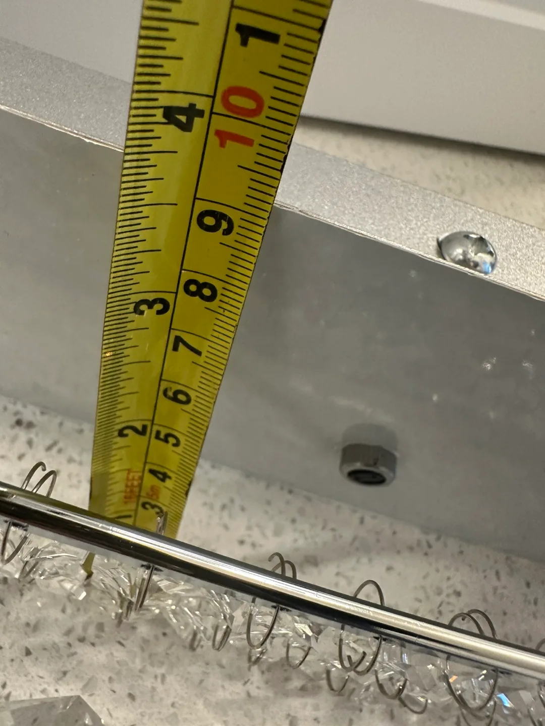 Pair of brand new Crystal vanity light fixtures image indicator(10)