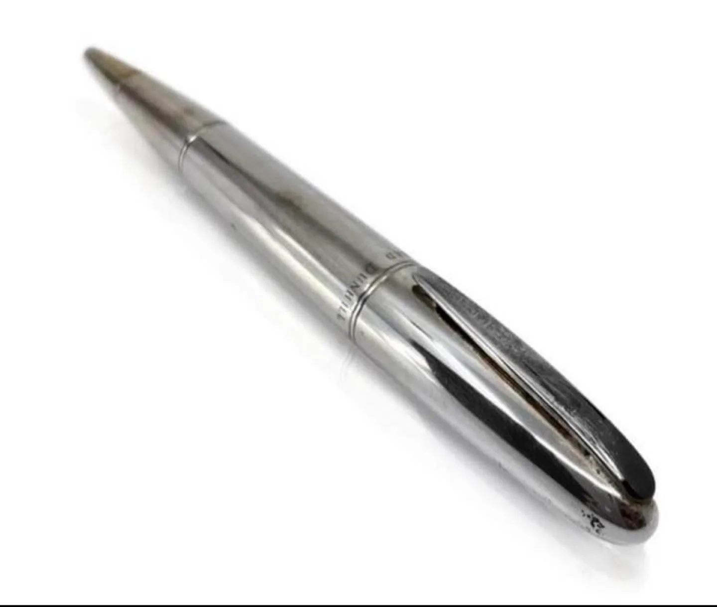Alfred Dunhill torpedo silver ball point pen image indicator(3)